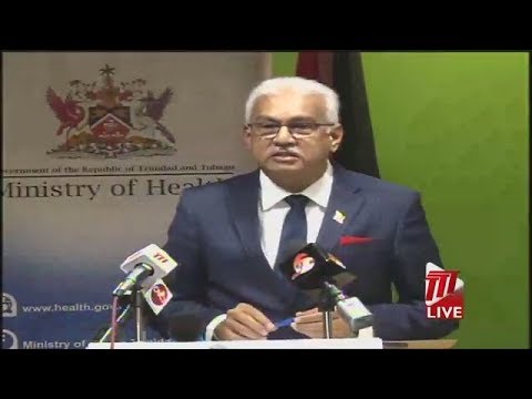 Ministry Of Health Press Conference - First COVID-19 Case In T&T