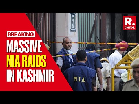 Massive Crackdown On Terror Organizations In Kashmir, NIA Raids Several Locations