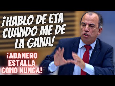 ¡HABLO DE ETA CUANDO ME DE LA GANA! | ADANERO REVIENTA a un  SOCIALISTA que QUERÍA AMORDAZARLE