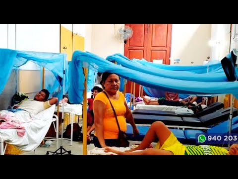 Hospital de Iquitos colapsó por incremento de pacientes con dengue