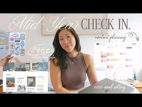 it's MID-YEAR so if you're putting off 2025 goal setting... let's check in & plan for the next month