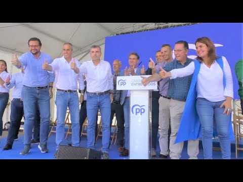 Teror reúne a los candidatos del PP en Gran Canaria con Manuel Domínguez (candidato en Canarias)