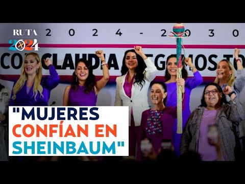 ¡Mujeres apoyan a Sheinbaum! Entrega de bastón muestra su compromiso a los temas de género, experta