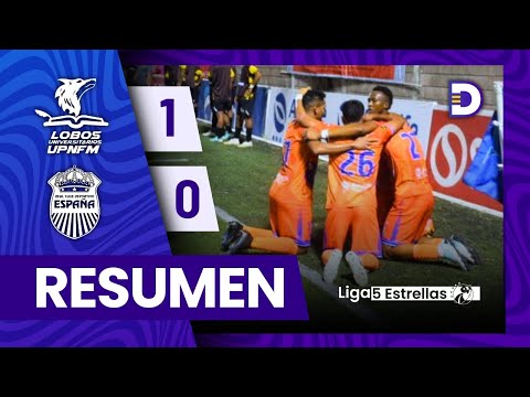 Lobos UPNFM 1 - 0 Real España | Jornada 9 | Liga Nacional - Apertura 2024 - 2025