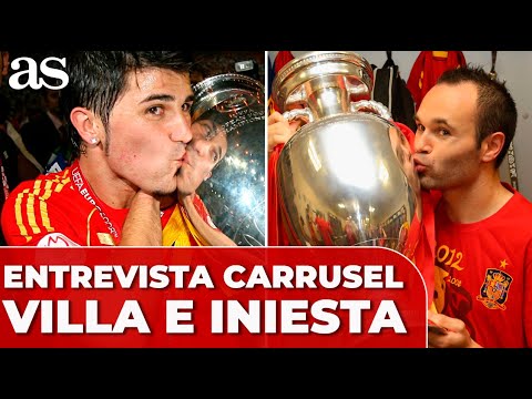 INIESTA y VILLA, ENTREVISTAS completas hoy previa a la FINAL EUROCOPA ESPAÑA - INGLATERRA