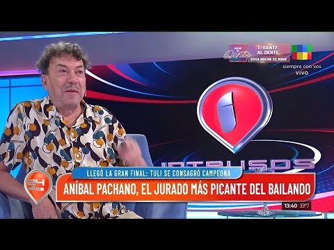 Aníbal Pachano sobre la final del Bailando: Ayer fue una noche muy emotiva