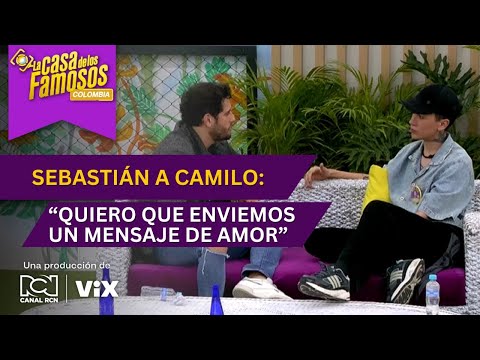 Sebastián González no quiere que Camilo Pulgarín se sienta incómodo | La casa de los famosos