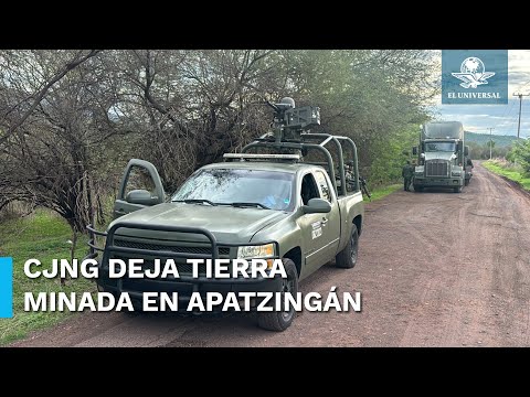 Apatzingán, tierra sembrada de minas por el Cártel Jalisco #EnPortada