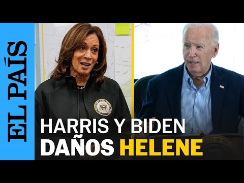 EE UU | Kamala Harris y Joe Biden visitan el área afectada por el huracán 'Helene' | EL PAÍS