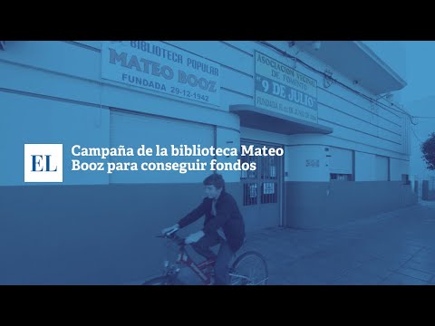 CAMPAÑA DE LA BIBLIOTECA MATEO BOOZ PARA CONSEGUIR FONDOS.