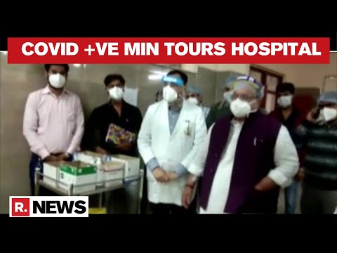 Rajasthan Health Minister Raghu Sharma Tours A Hospital In Jaipur Despite Being COVID Positive