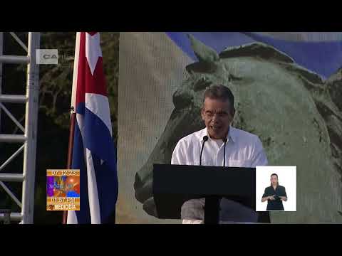 Cuba: Acto de Homenaje al Titán de Bronce en El Cacahual
