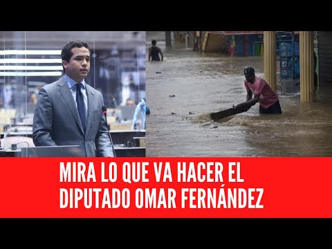 Diputado Omar Fernández apoya a afectados por lluvias