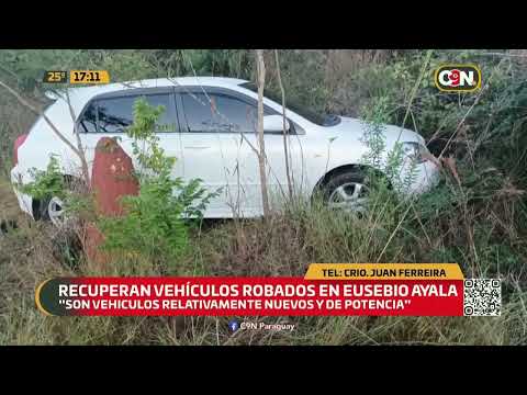 Recuperan vehículos robados en Eusebio Ayala