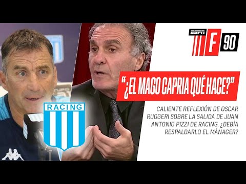 ¿EL MAGO #CAPRIA QUÉ HACE: #Ruggeri, ¡CÓMO LOCO! con la salida de #Pizzi de #Racing