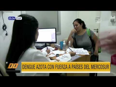 Dengue azota con fuerza a países del Mercosur