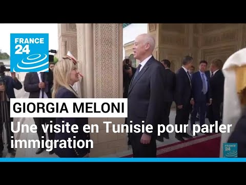 Giorgia Meloni à Tunis défend une approche pragmatique avec le FMI et sur l'immigration