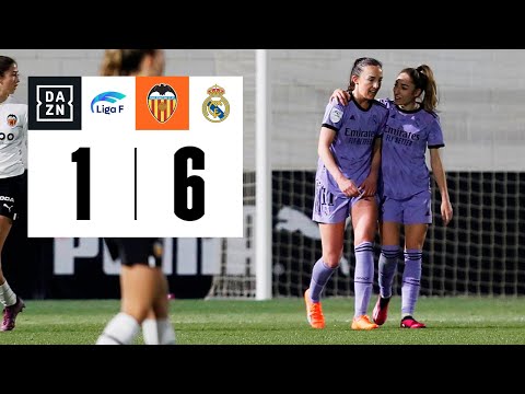 Valencia Femenino vs Real Madrid CF (1-6) | Resumen y goles | Highlights Premier League