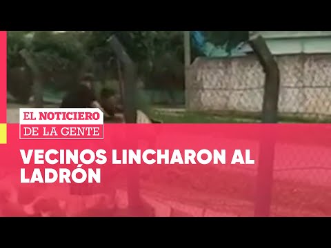 VECINOS INTERVINIERON en un ROBO y LINCHARON al LADRÓN #ElNotidelaGente