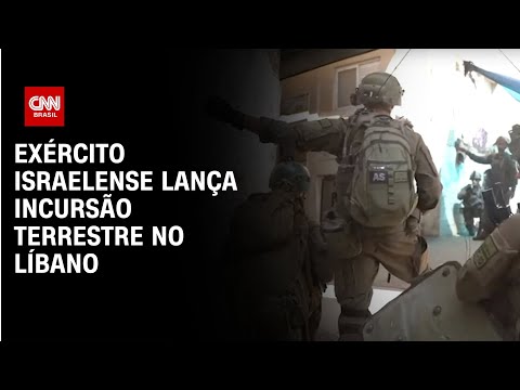 Exército israelense lança incursão terrestre no Líbano | CNN ARENA