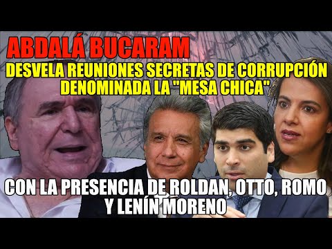 Bucaram Destapa Cónclaves de Corrupción: Lenín Moreno y María Paula Romo en el Centro del Escándalo