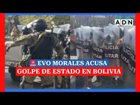 Evo Morales acusa golpe de Estado en Bolivia