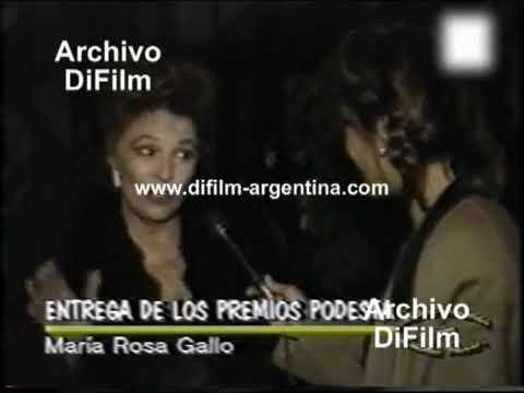 Reportaje a Maria Rosa Gallo sobre Premio Podesta (1994) V-00019