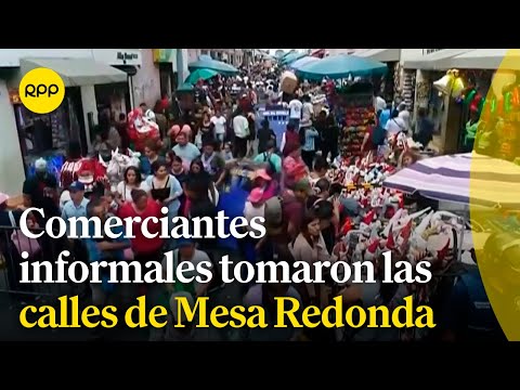 El caos de Mesa Redonda: Comercio informal y falta de seguridad
