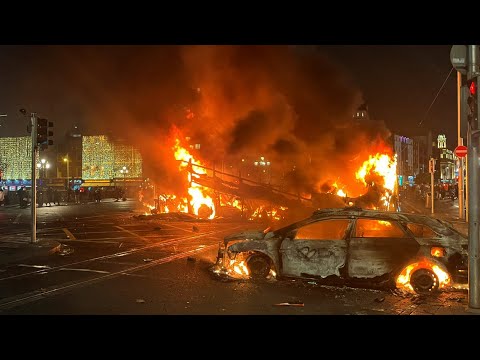 Irlande : scènes de chaos à Dublin après une attaque au couteau qui a fait cinq blessés