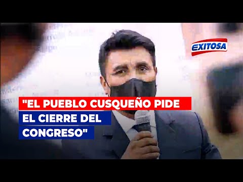 Óscar Zea: El pueblo cusqueño pide el cierre del Congreso