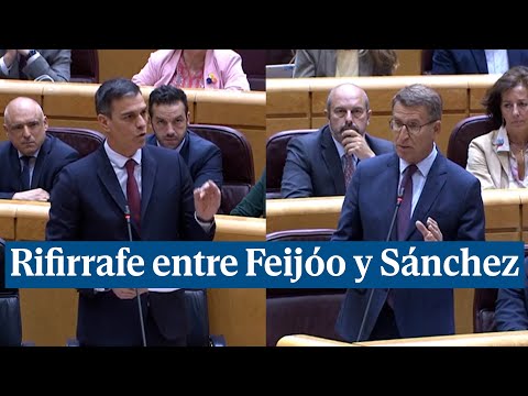 Rifirrafe entre Feijóo y Sánchez por ETA y Bildu en el Senado