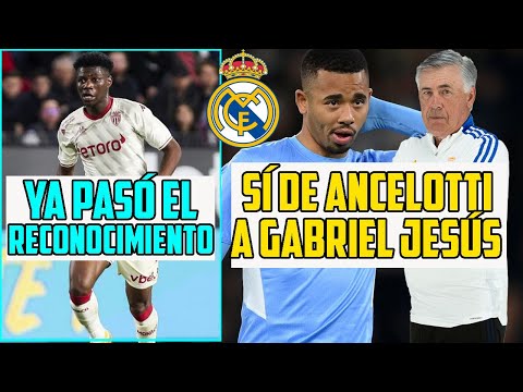 ANCELOTTI DA EL SI? A FICHAR A GABRIEL JESU?S | ASENSIO DEJA LA OPCIO?N DE QUEDARSE EN EL MADRID