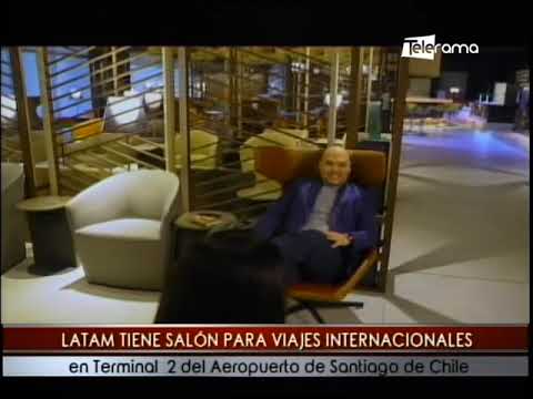 Latam tiene salón para viajes internacionales en terminal 2 del aeropuerto de Santiago de Chile