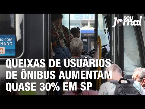 Queixas de usuários de ônibus aumentam quase 30% em SP