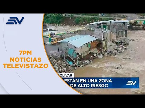 Otra vivienda se suma a las seis destruidas en Malecón Alto, Echeandía | Televistazo | Ecuavisa