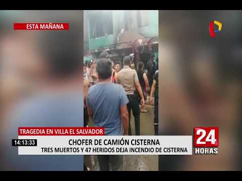Villa El Salvador: conductor del camión cisterna se entregó a las autoridades
