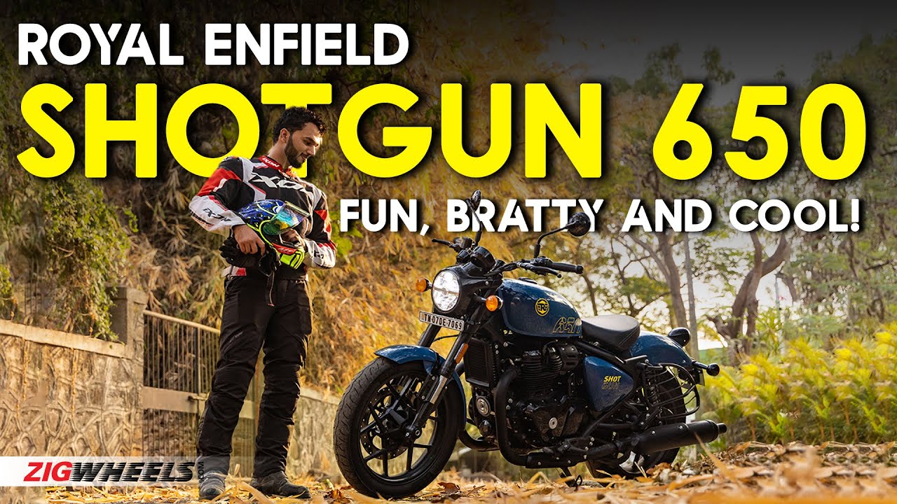 Royal Enfield Shotgun 650 First Ride Review | Fun, exciting and a perfect bobber | ZigWheels