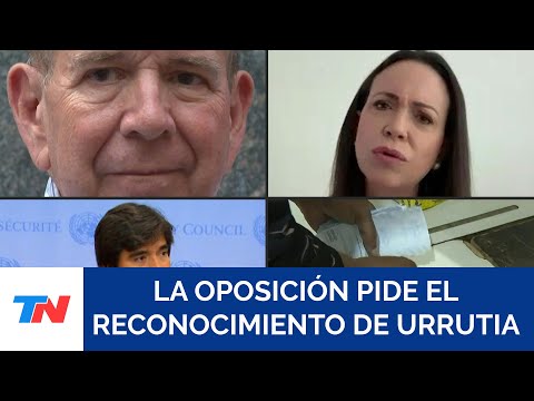 Presidente electo: la oposición de Venezuela pidió el reconocimiento mundial de González Urrutia