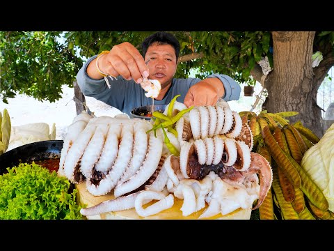 หนวดหมึกยักษ์เนื้อกรอบหย้ำกรุ