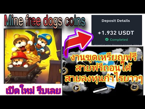 🎉การขุดเหรียญDogsฟรีสายฟรีก