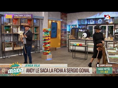 Vamo Arriba  - Un duelo para matarse de la risa: Sergio Gonal vs. Andy en el Jenga Vila