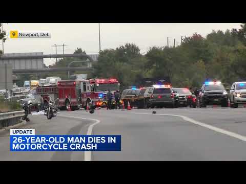 Motorcyclist dead after striking guardrail on I-95 southbound in Delaware