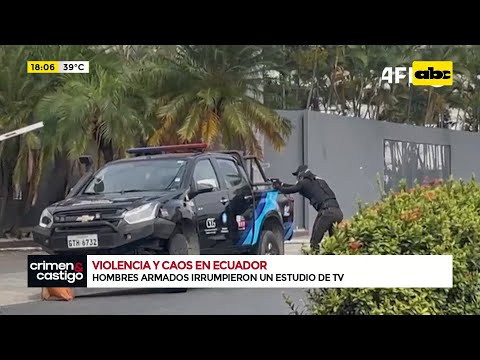 Violencia y caos en Ecuador