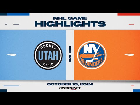 NHL Highlights | Utah HC vs. Islanders - October 10, 2024