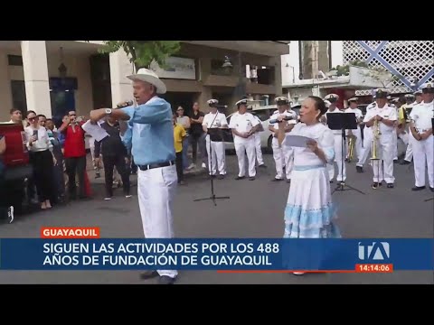 Arte, danza y bailes típicos para celebrar los 488 años de fundación de Guayaquil
