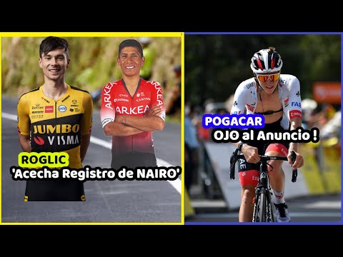 ROGLIC Acecha Registro de NAIRO ? POGACAR 'Anuncio Importante'