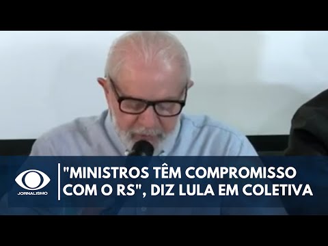 Ministros têm compromisso com o RS, diz Lula em coletiva | Band Jornalismo
