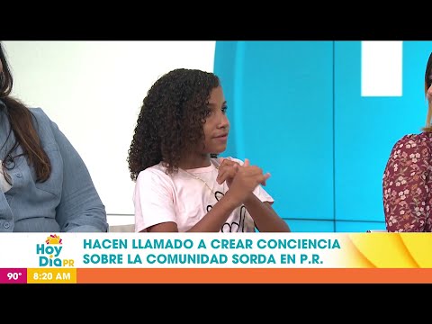 Niña es elegida como la estudiante representante de la comunidad sorda