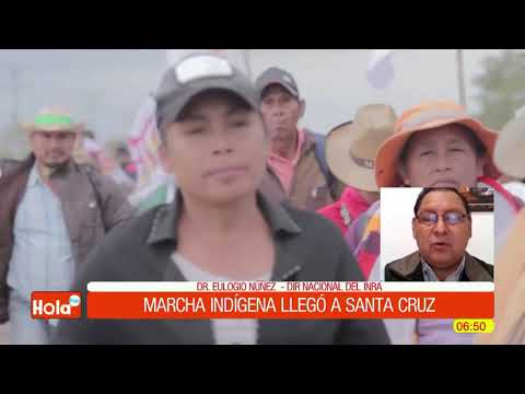 Entrevista marcha indígena que llegó a Santa Cruz - Dr. Eulogio Núñez director del INRA