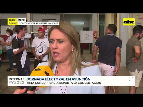 Jornada electoral en Asunción
